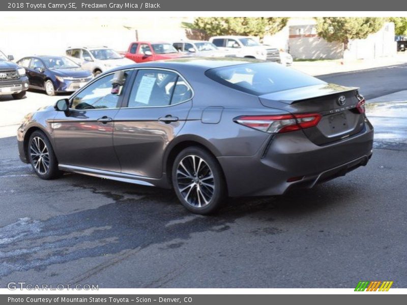 Predawn Gray Mica / Black 2018 Toyota Camry SE