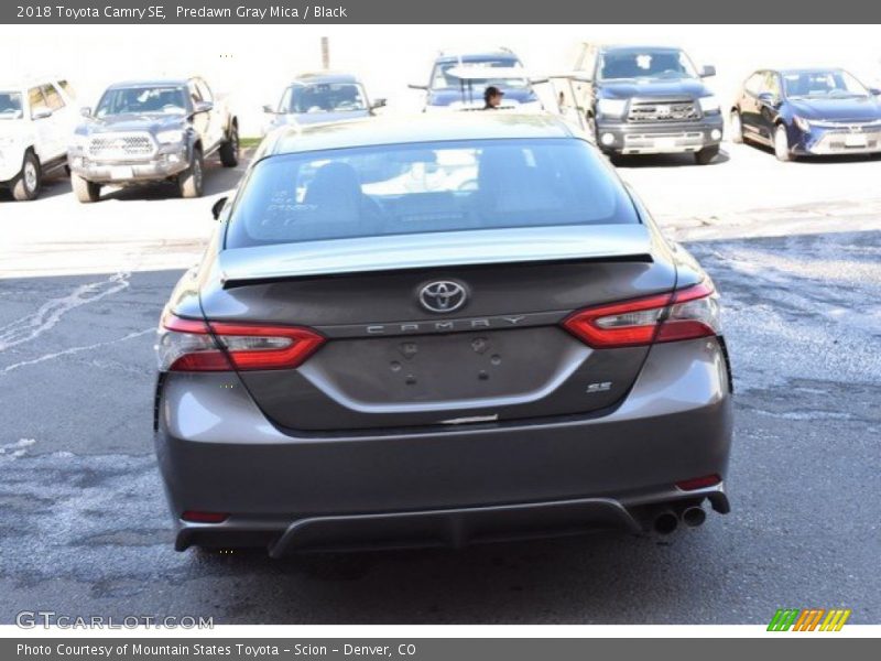 Predawn Gray Mica / Black 2018 Toyota Camry SE