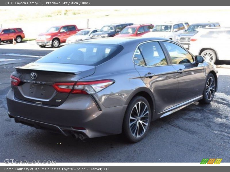 Predawn Gray Mica / Black 2018 Toyota Camry SE