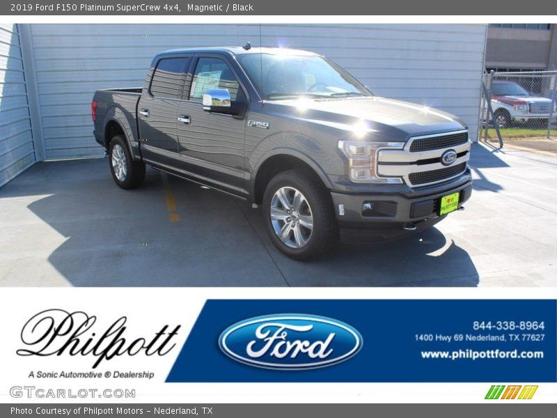 Magnetic / Black 2019 Ford F150 Platinum SuperCrew 4x4