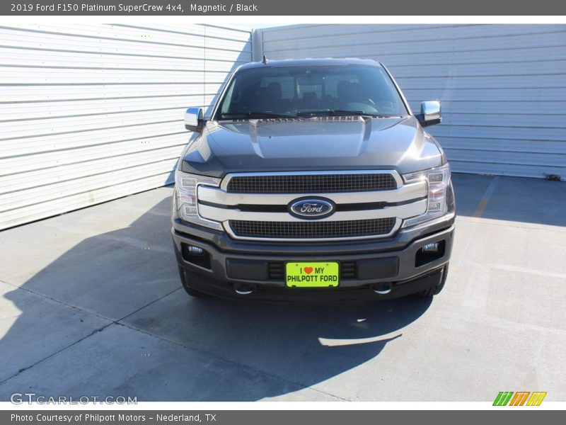 Magnetic / Black 2019 Ford F150 Platinum SuperCrew 4x4