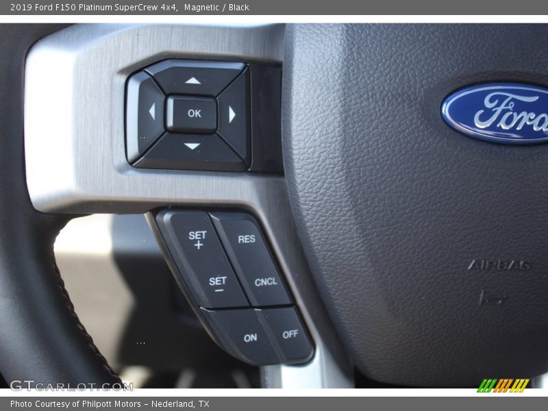 Magnetic / Black 2019 Ford F150 Platinum SuperCrew 4x4