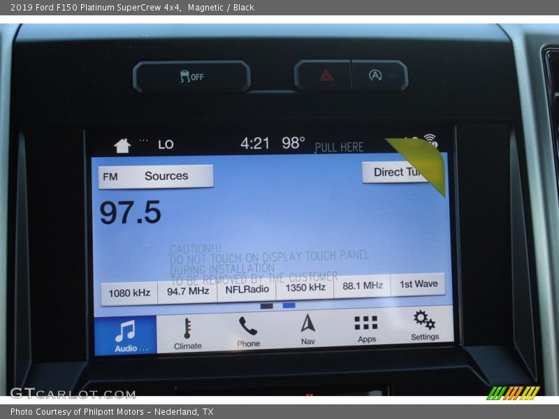 Magnetic / Black 2019 Ford F150 Platinum SuperCrew 4x4