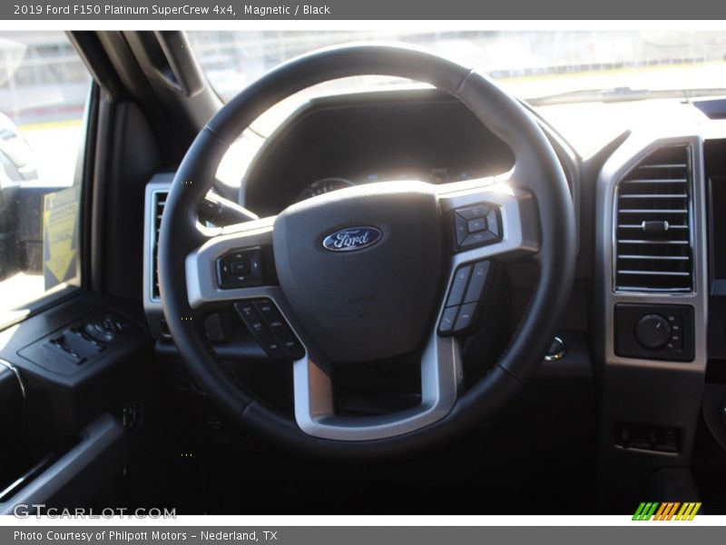 Magnetic / Black 2019 Ford F150 Platinum SuperCrew 4x4