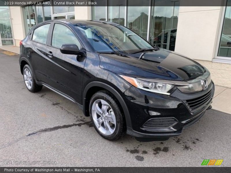 Crystal Black Pearl / Black 2019 Honda HR-V LX AWD