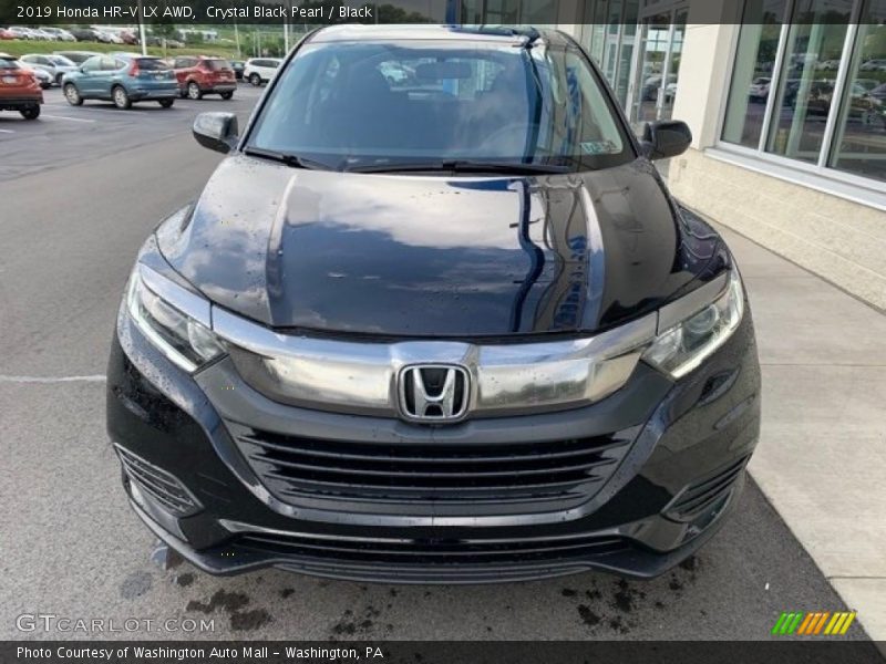 Crystal Black Pearl / Black 2019 Honda HR-V LX AWD