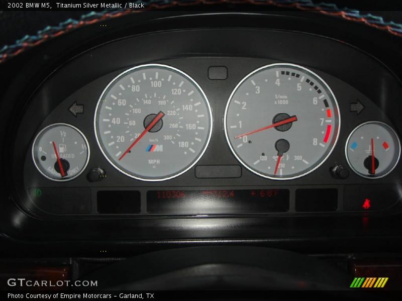Titanium Silver Metallic / Black 2002 BMW M5