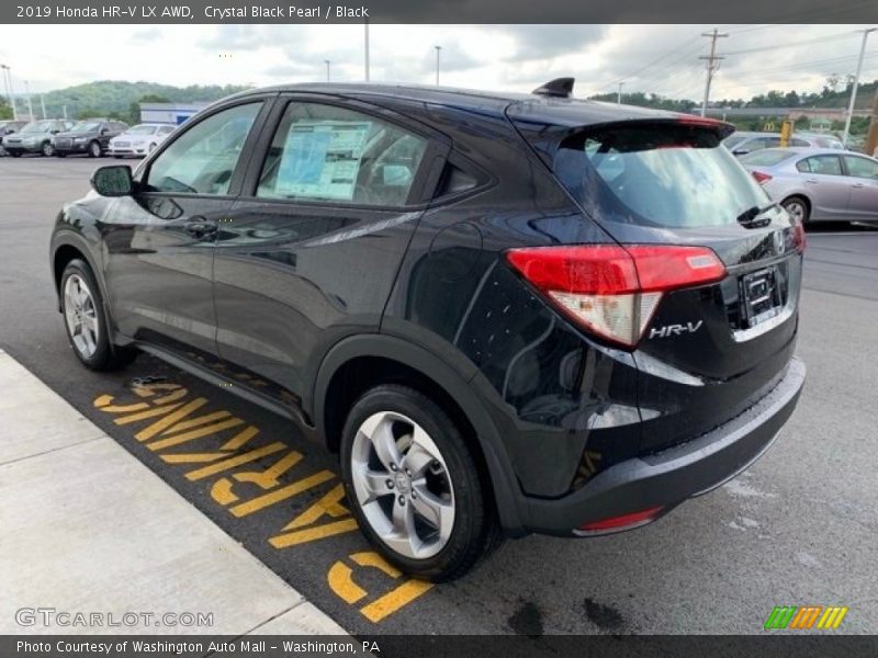 Crystal Black Pearl / Black 2019 Honda HR-V LX AWD