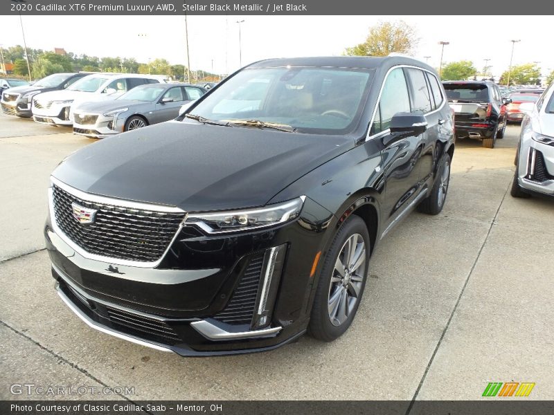 Stellar Black Metallic / Jet Black 2020 Cadillac XT6 Premium Luxury AWD