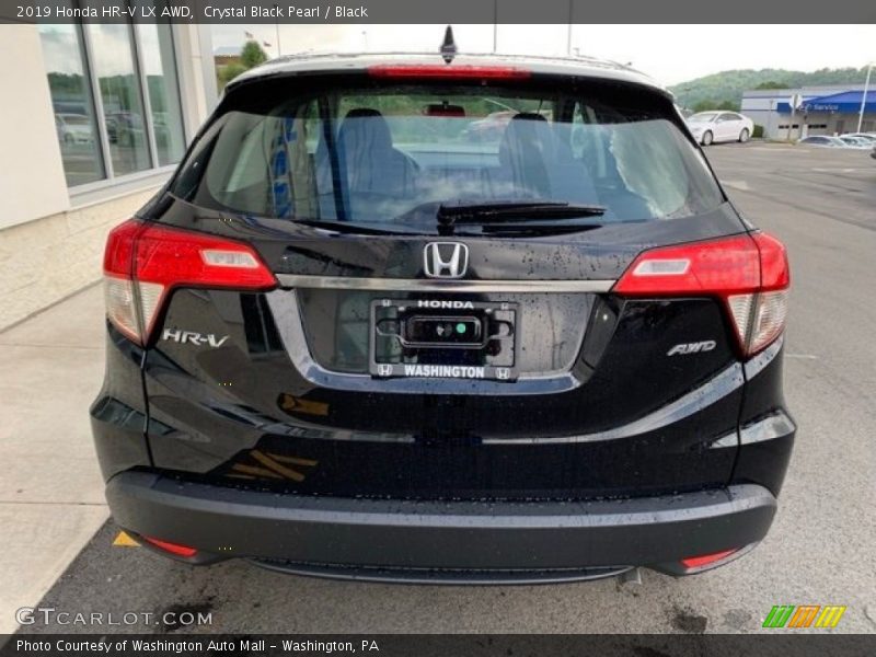 Crystal Black Pearl / Black 2019 Honda HR-V LX AWD