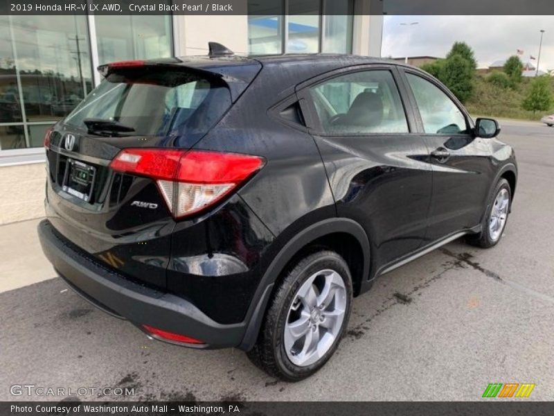 Crystal Black Pearl / Black 2019 Honda HR-V LX AWD