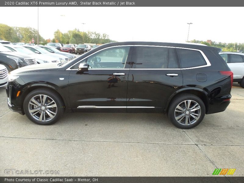Stellar Black Metallic / Jet Black 2020 Cadillac XT6 Premium Luxury AWD