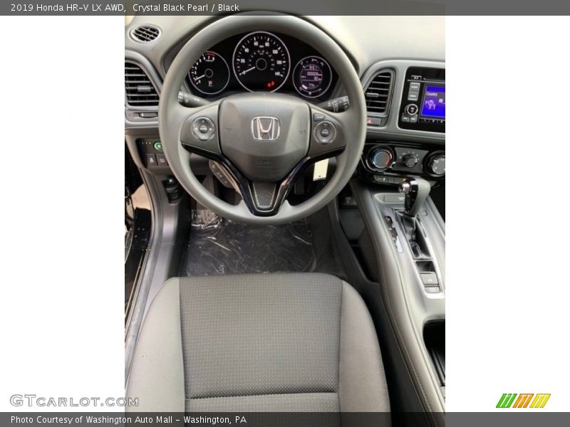 Crystal Black Pearl / Black 2019 Honda HR-V LX AWD