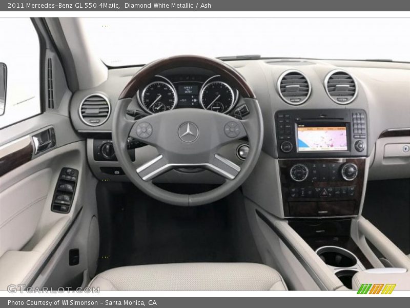 Diamond White Metallic / Ash 2011 Mercedes-Benz GL 550 4Matic