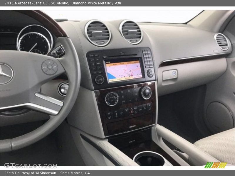 Diamond White Metallic / Ash 2011 Mercedes-Benz GL 550 4Matic