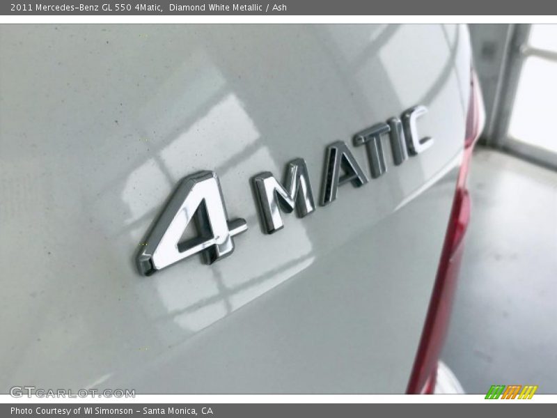 Diamond White Metallic / Ash 2011 Mercedes-Benz GL 550 4Matic