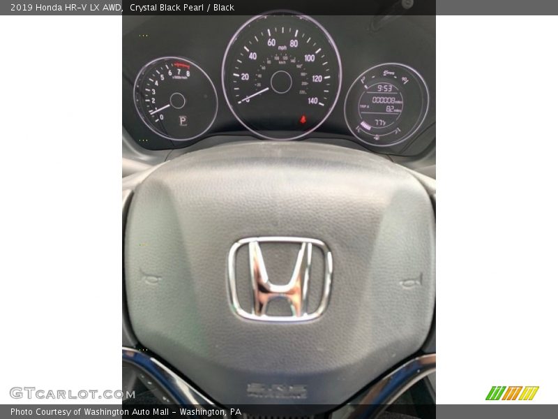 Crystal Black Pearl / Black 2019 Honda HR-V LX AWD