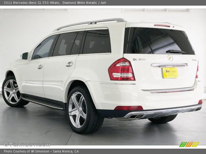 Diamond White Metallic / Ash 2011 Mercedes-Benz GL 550 4Matic