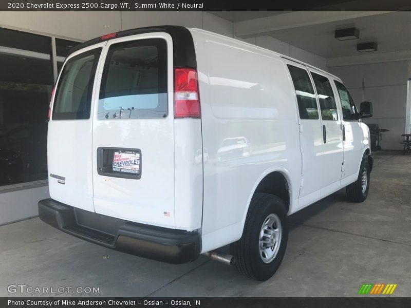 Summit White / Neutral 2020 Chevrolet Express 2500 Cargo WT