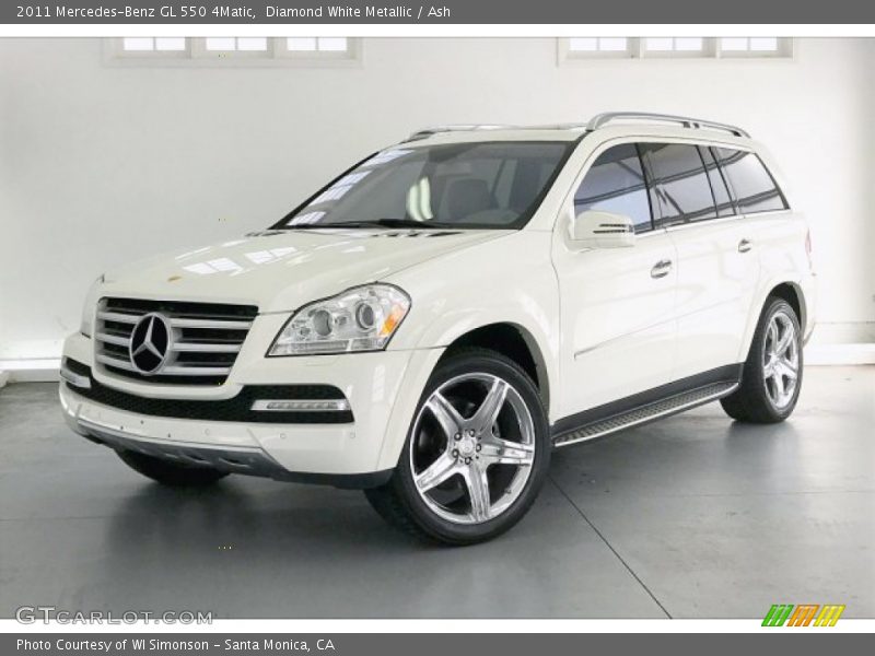 Diamond White Metallic / Ash 2011 Mercedes-Benz GL 550 4Matic