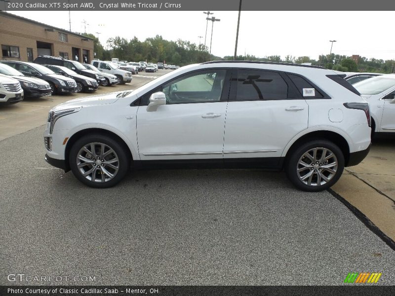 Crystal White Tricoat / Cirrus 2020 Cadillac XT5 Sport AWD