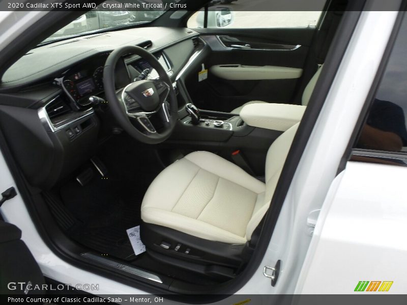 Crystal White Tricoat / Cirrus 2020 Cadillac XT5 Sport AWD