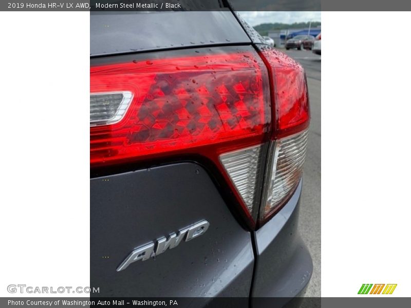 Modern Steel Metallic / Black 2019 Honda HR-V LX AWD