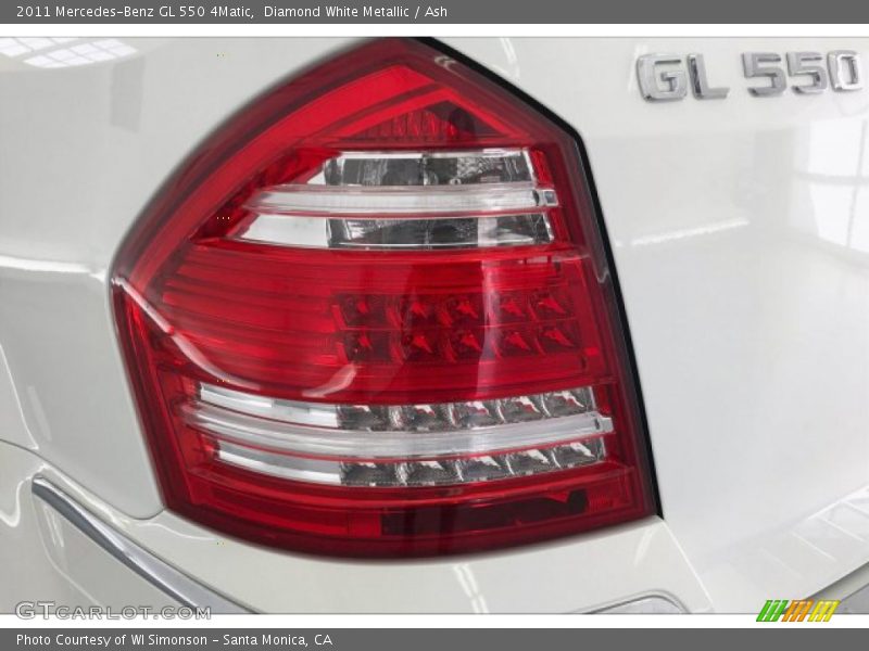 Diamond White Metallic / Ash 2011 Mercedes-Benz GL 550 4Matic