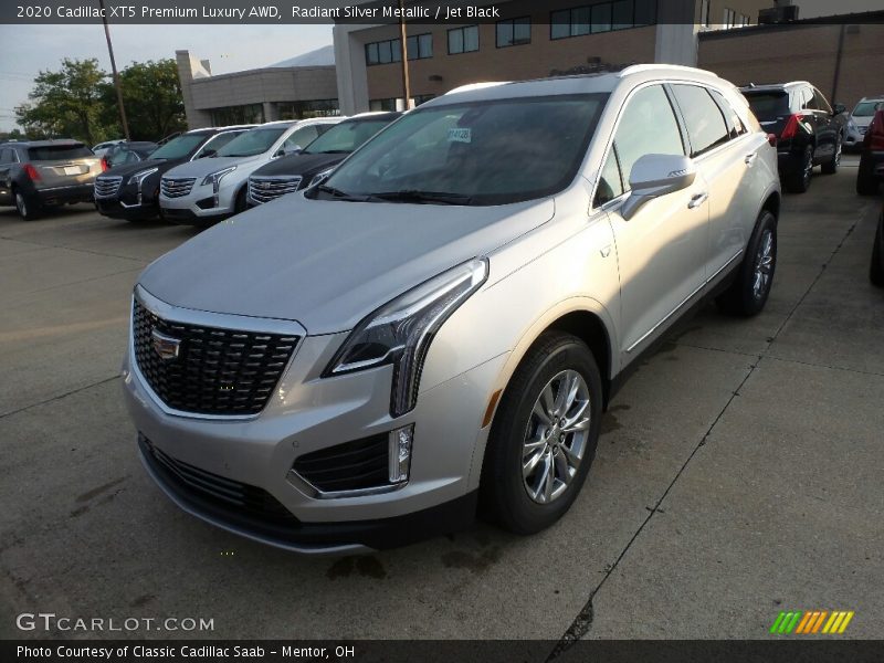 Radiant Silver Metallic / Jet Black 2020 Cadillac XT5 Premium Luxury AWD