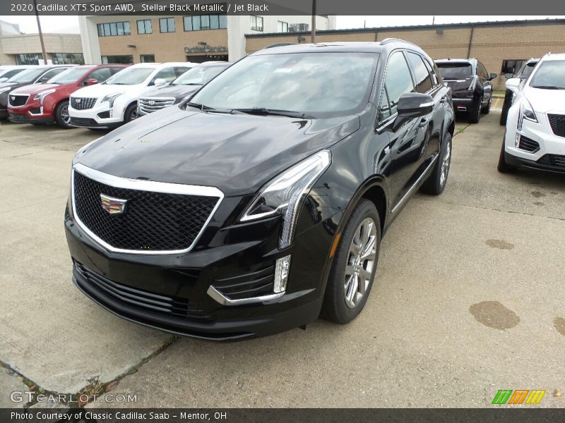 Stellar Black Metallic / Jet Black 2020 Cadillac XT5 Sport AWD