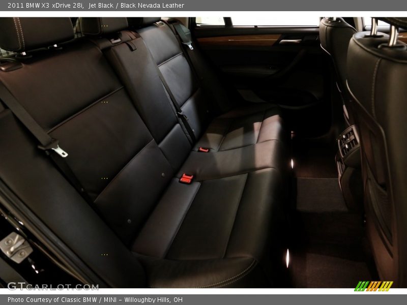 Jet Black / Black Nevada Leather 2011 BMW X3 xDrive 28i
