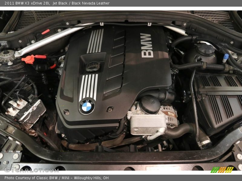 Jet Black / Black Nevada Leather 2011 BMW X3 xDrive 28i