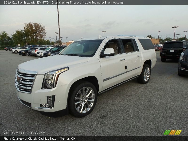  2019 Escalade ESV 4WD Crystal White Tricoat