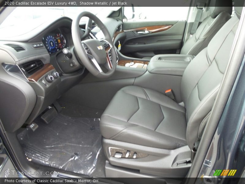 Shadow Metallic / Jet Black 2020 Cadillac Escalade ESV Luxury 4WD