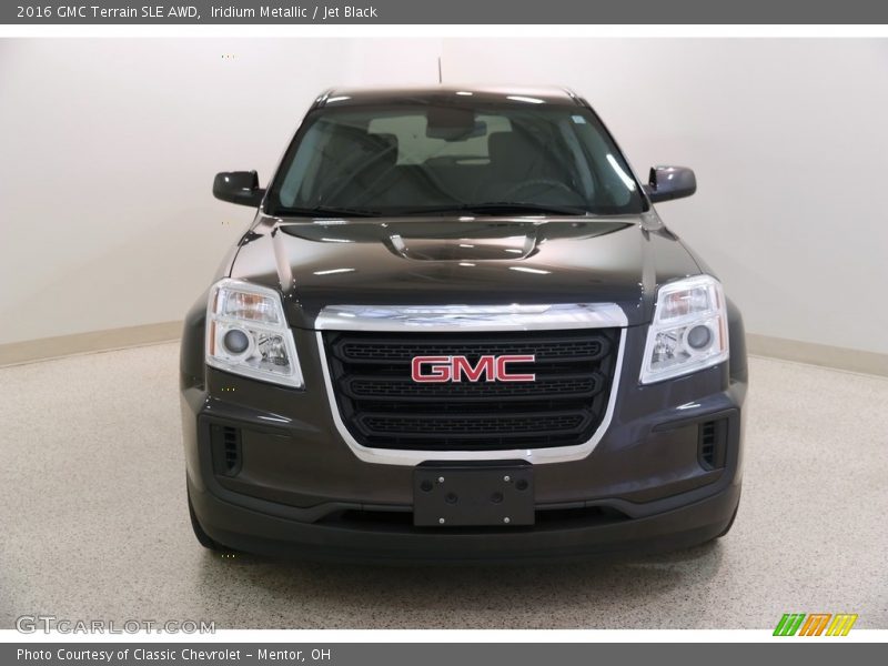 Iridium Metallic / Jet Black 2016 GMC Terrain SLE AWD