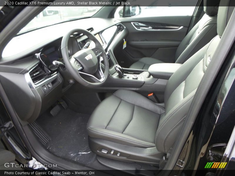 Stellar Black Metallic / Jet Black 2020 Cadillac XT6 Premium Luxury AWD