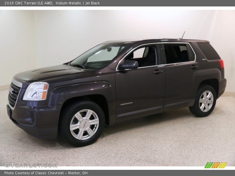 Iridium Metallic / Jet Black 2016 GMC Terrain SLE AWD