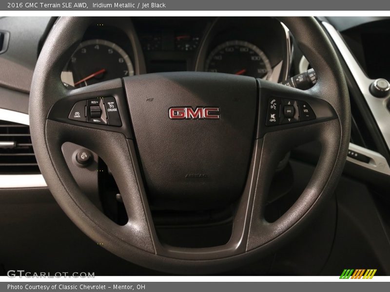 Iridium Metallic / Jet Black 2016 GMC Terrain SLE AWD