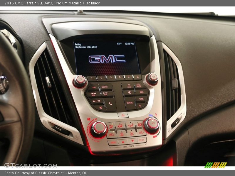 Iridium Metallic / Jet Black 2016 GMC Terrain SLE AWD