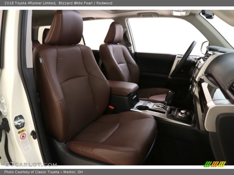 Blizzard White Pearl / Redwood 2018 Toyota 4Runner Limited