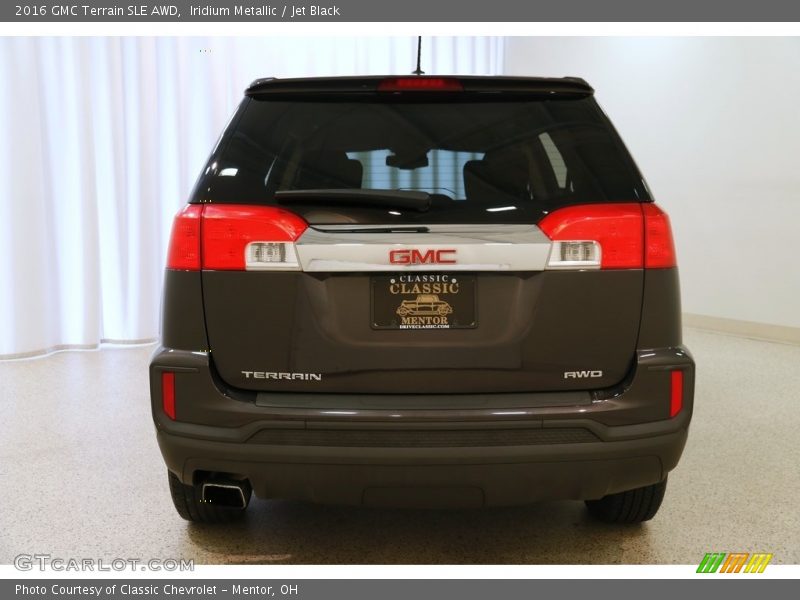 Iridium Metallic / Jet Black 2016 GMC Terrain SLE AWD