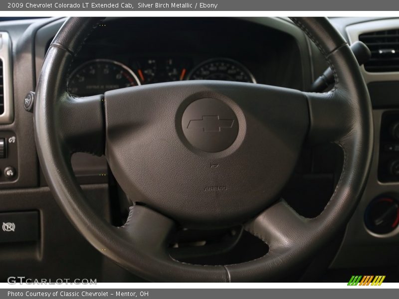 Silver Birch Metallic / Ebony 2009 Chevrolet Colorado LT Extended Cab