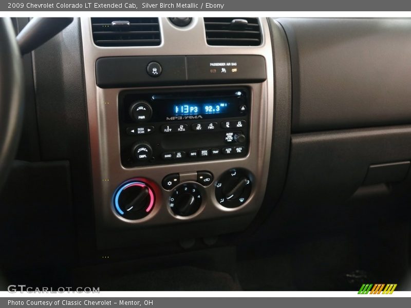 Silver Birch Metallic / Ebony 2009 Chevrolet Colorado LT Extended Cab