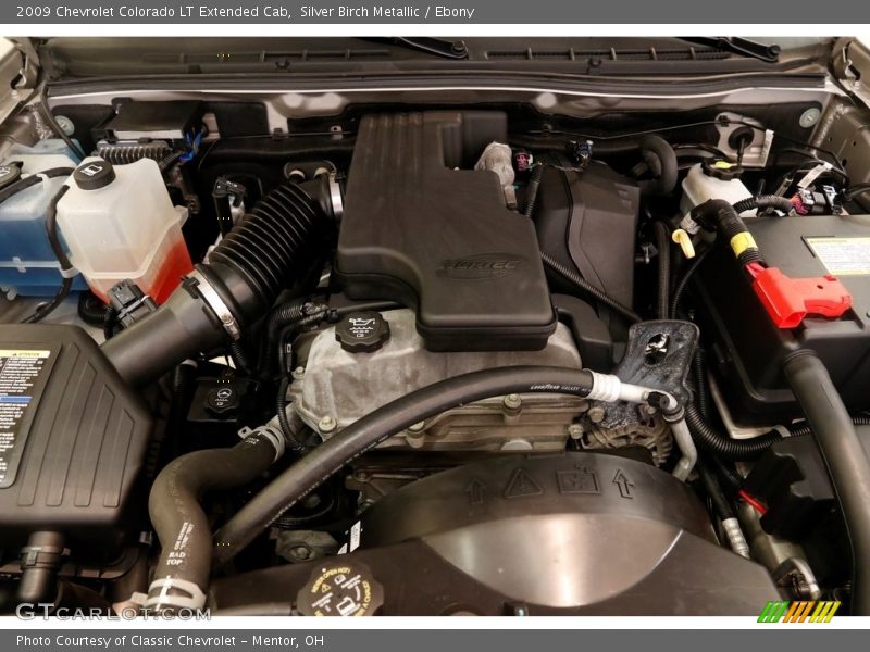 Silver Birch Metallic / Ebony 2009 Chevrolet Colorado LT Extended Cab