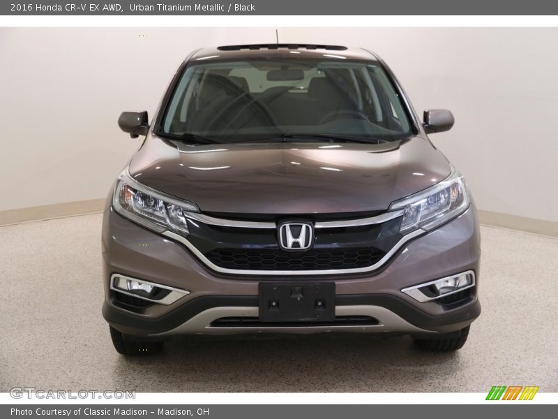 Urban Titanium Metallic / Black 2016 Honda CR-V EX AWD