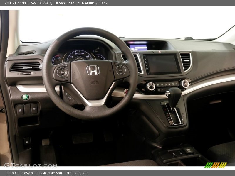 Urban Titanium Metallic / Black 2016 Honda CR-V EX AWD