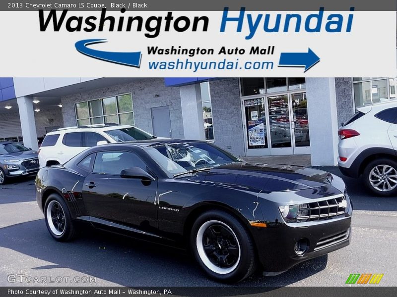 Black / Black 2013 Chevrolet Camaro LS Coupe