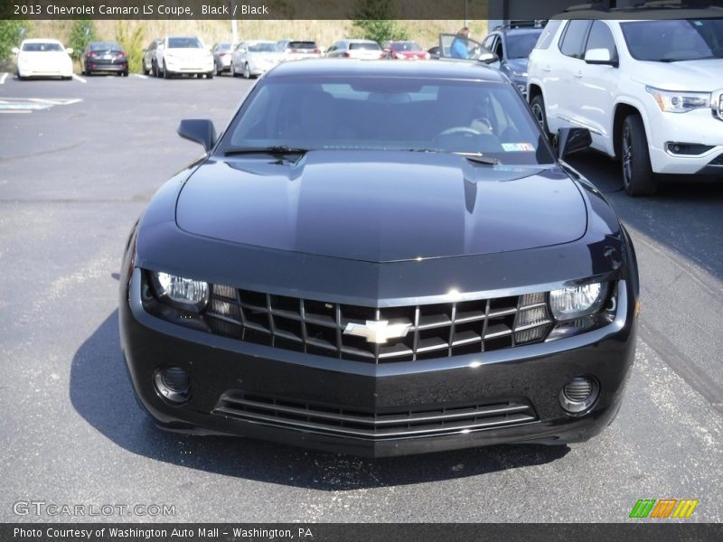 Black / Black 2013 Chevrolet Camaro LS Coupe