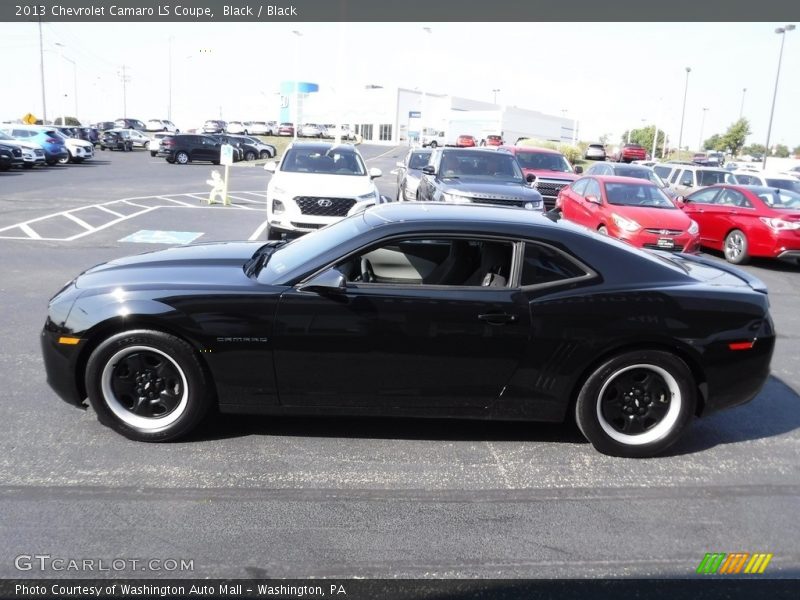 Black / Black 2013 Chevrolet Camaro LS Coupe