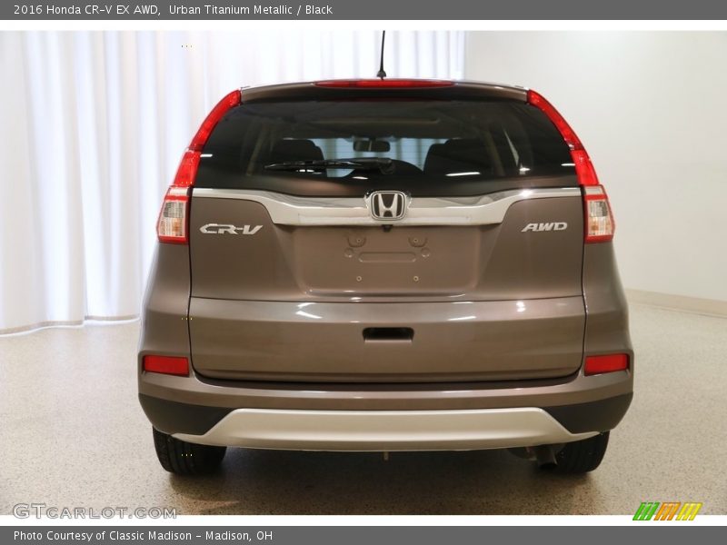 Urban Titanium Metallic / Black 2016 Honda CR-V EX AWD